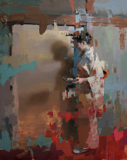 Preparations for the Shokyaku by Christian Hook - Limited Edition on Canvas